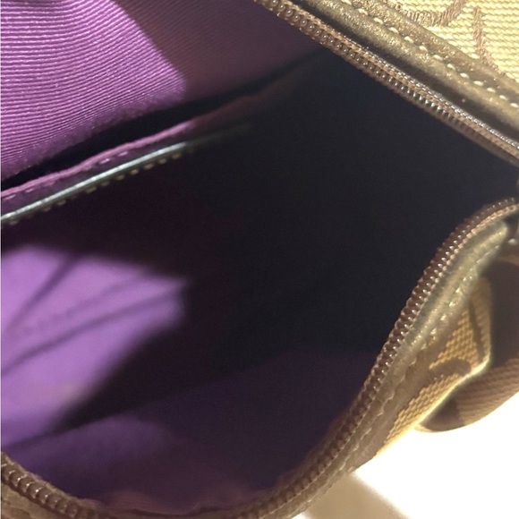 Coach vintage CC signature print canvas satchel handbag - Picture 6 of 7